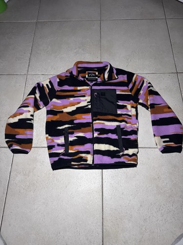 Giacca pile sherpa mimetica
