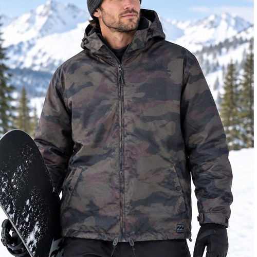 Giacca snowboard mimetica